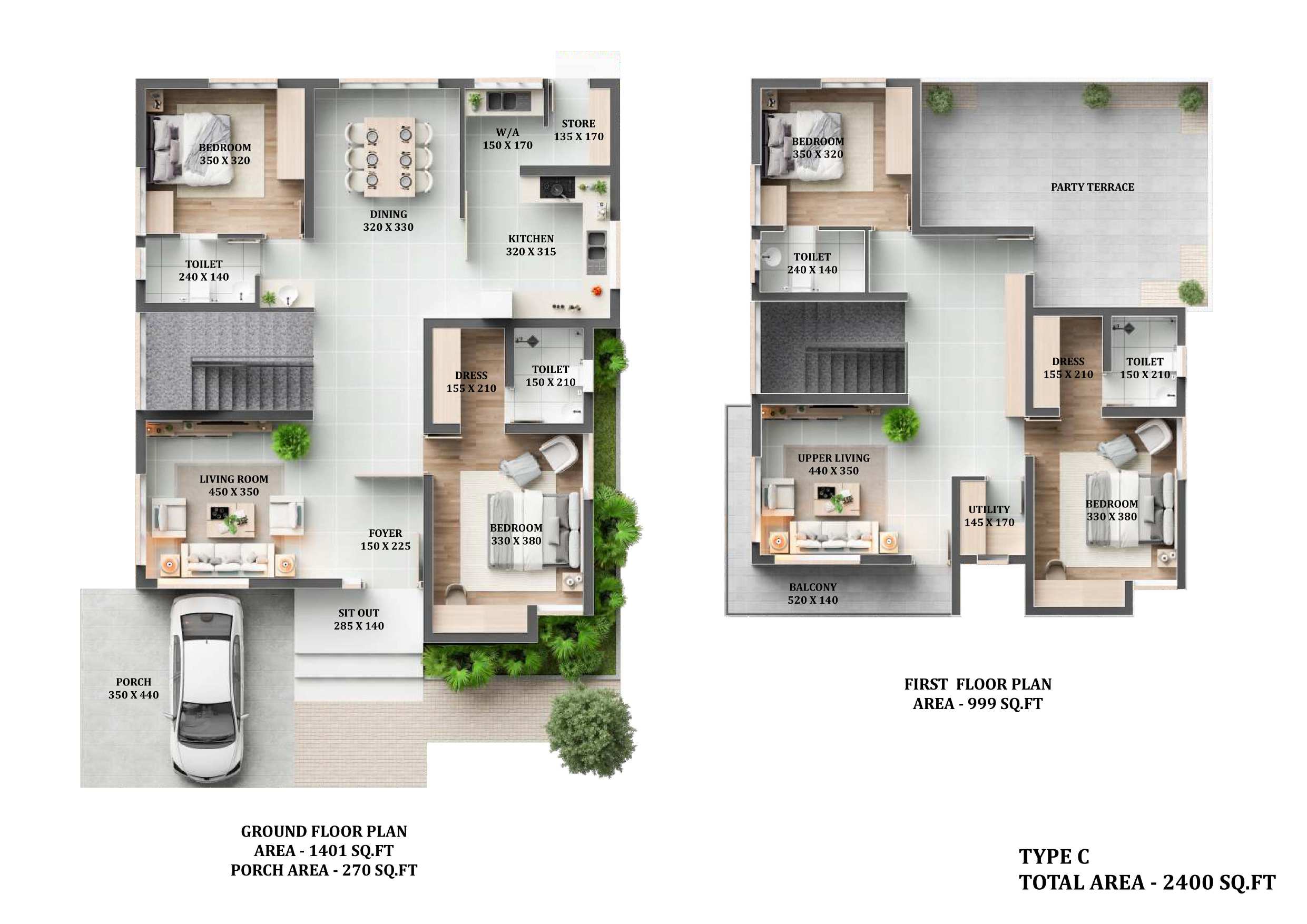 luxury villa projects in Thiruvalla