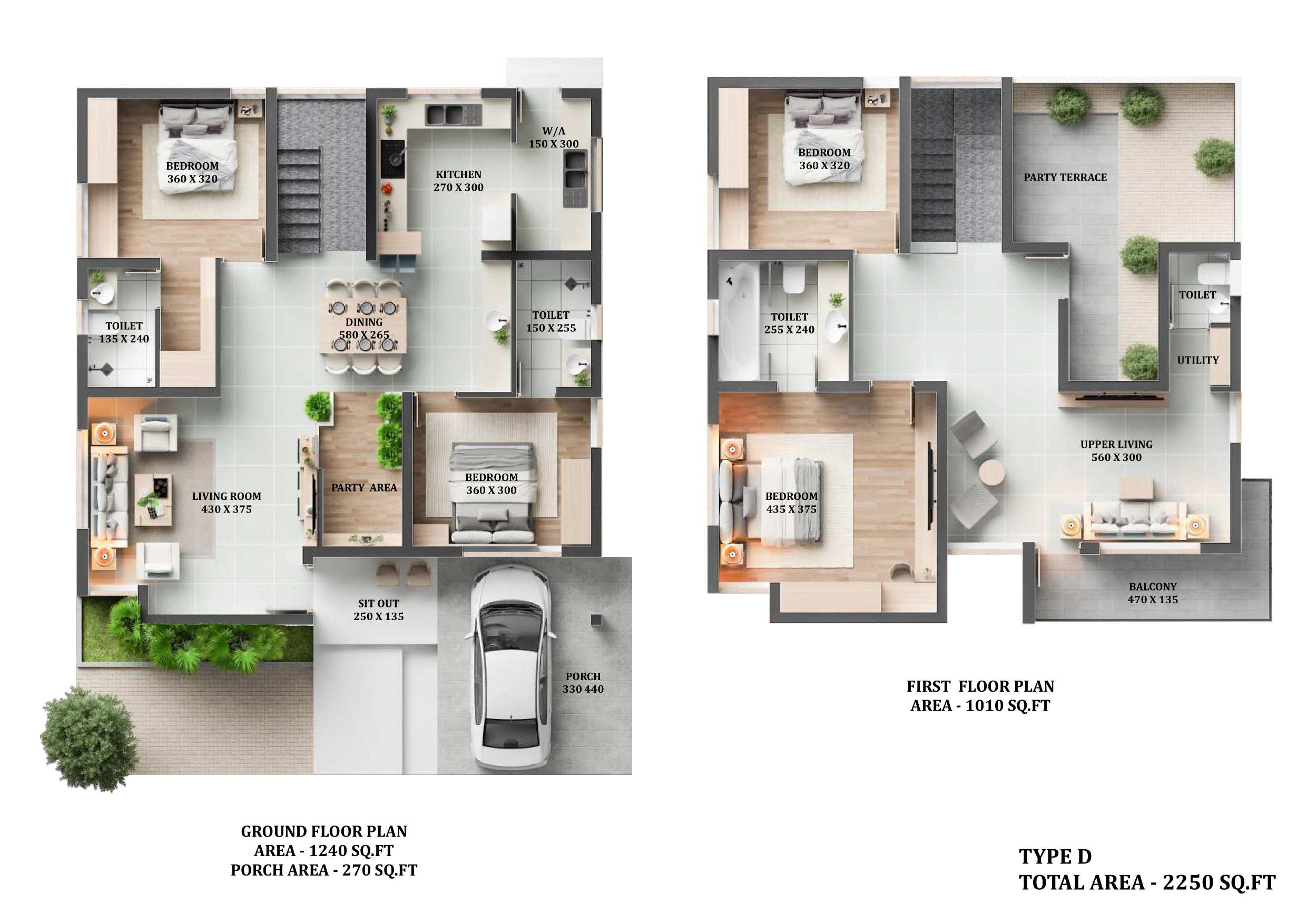 luxury villa projects in Thiruvalla